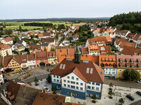 Blick auf Löffingen und das Rathaus (Bildnachweis: © Hochschwarzwald Tourismus GmbH)