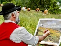 Hans Thoma (nachgestelltes Bild)  (Bildnachweis: Bild: Viktoria Baur)