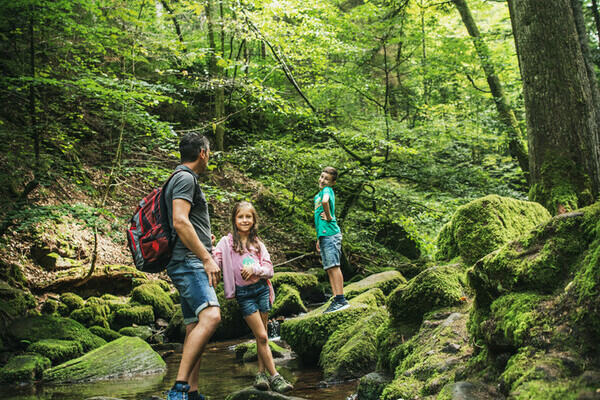 Familie im Monbachtal Copyright: (�Locher Fotodesign & Manufaktur)